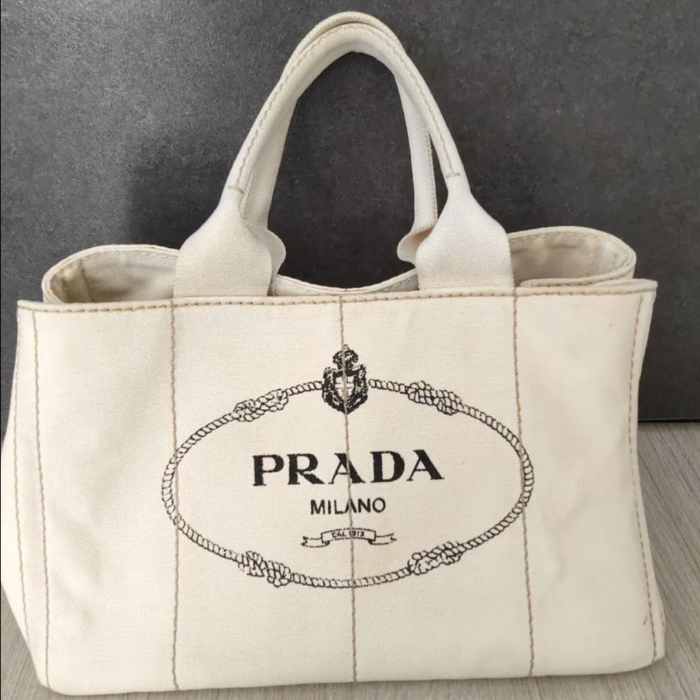 Prada Canapa Ivory Medium